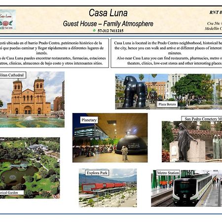 Casa Luna -Estrategica Ubicacion- Medellín Exteriér fotografie