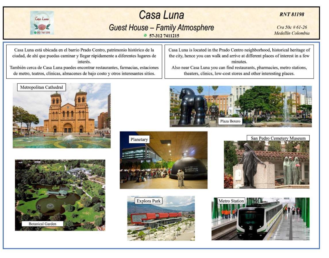 Casa Luna -Estrategica Ubicacion- Medellín Exteriér fotografie