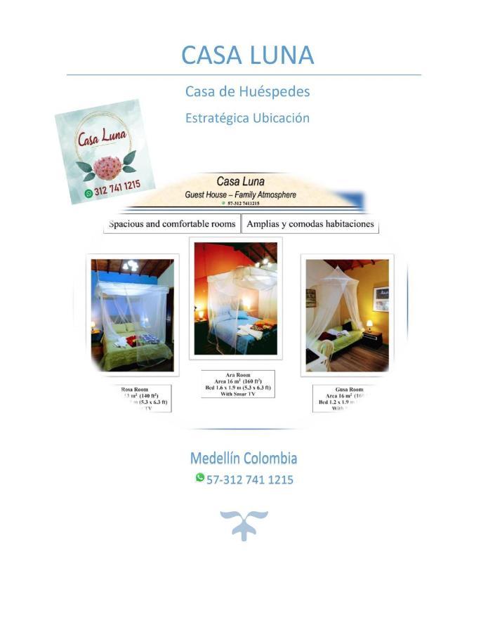 Casa Luna -Estrategica Ubicacion- Medellín Exteriér fotografie
