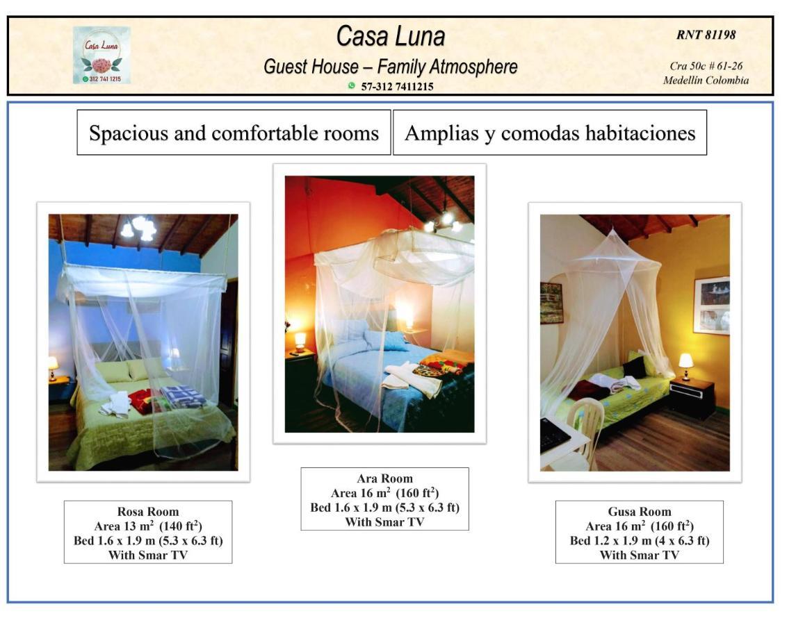 Casa Luna -Estrategica Ubicacion- Medellín Exteriér fotografie